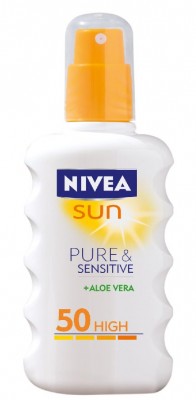 NIVEA Spray de protectie solara Pure & Sensitive spf 50