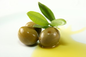 oliven mit olivenöl